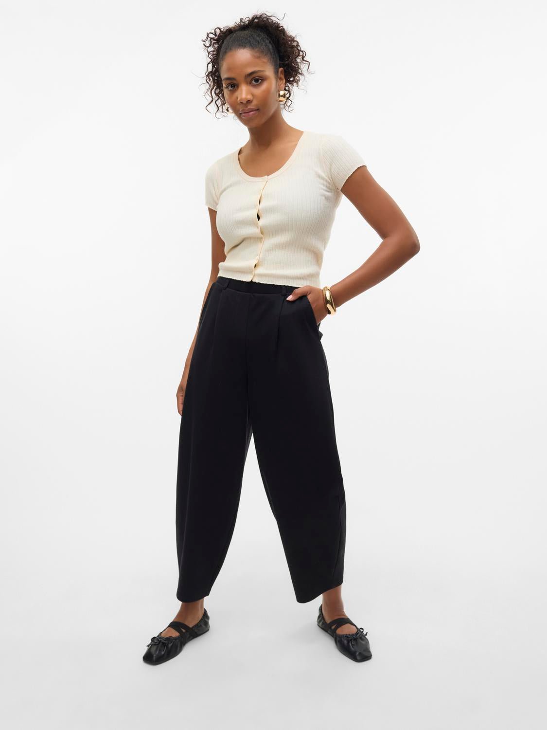 VMFRO Trousers - Black - VERO MODA & VILA Bergvik